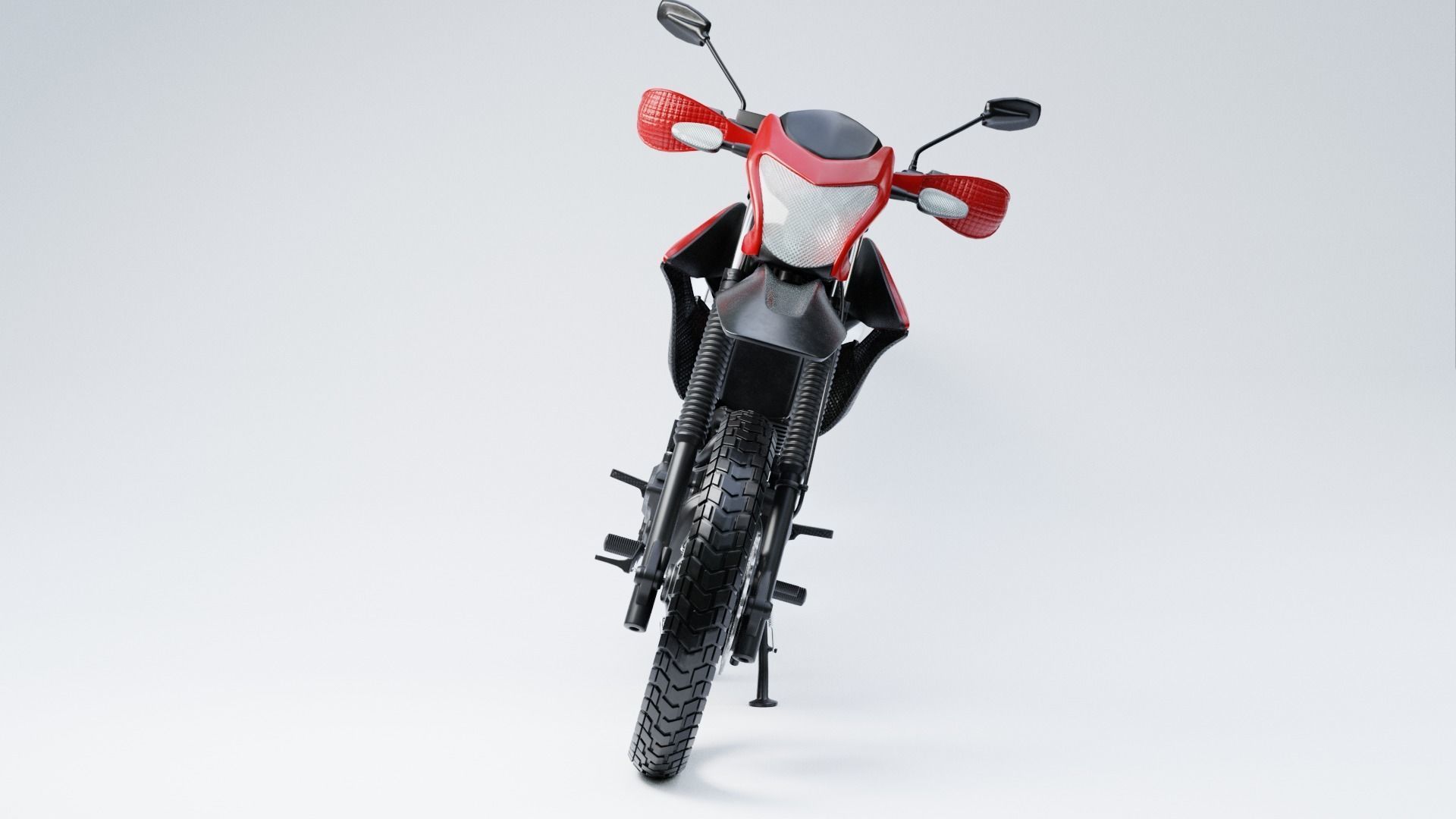 MOTORBIKE Low-poly 3D model_3