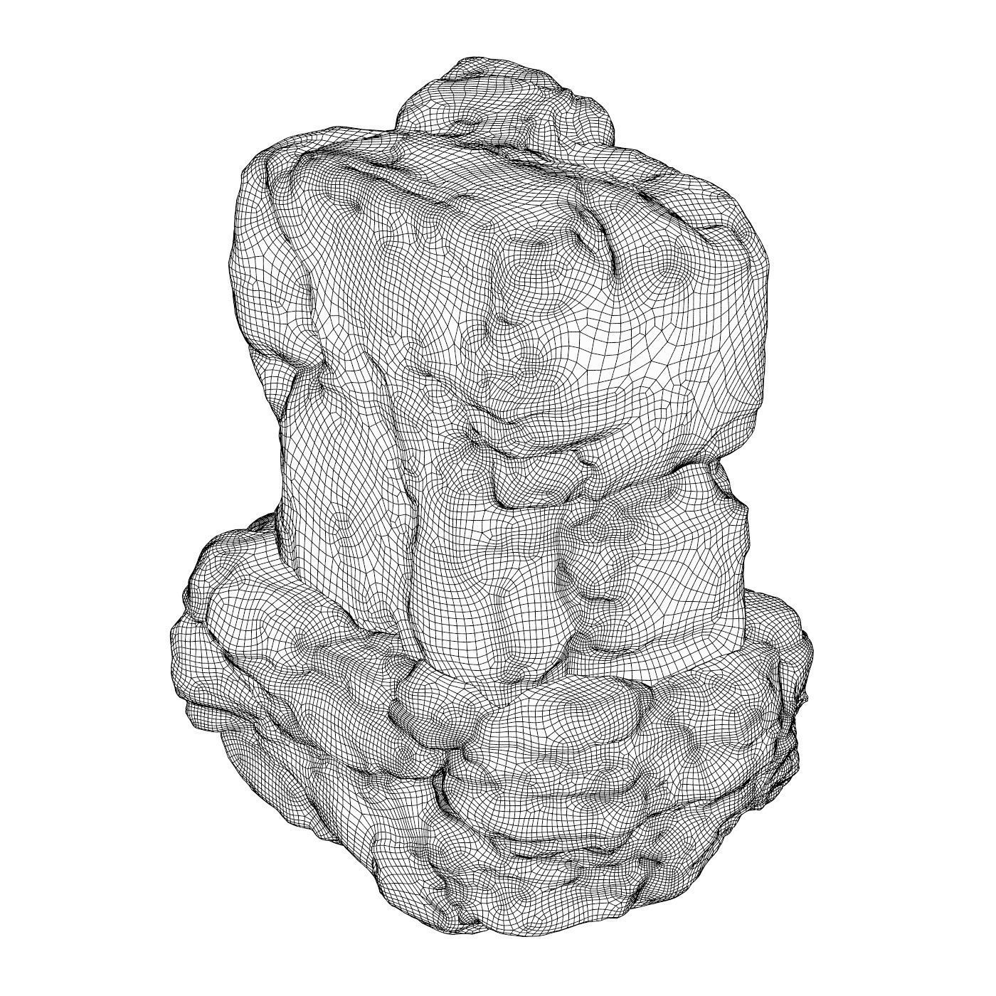 Stone Rock 11 3D model_4