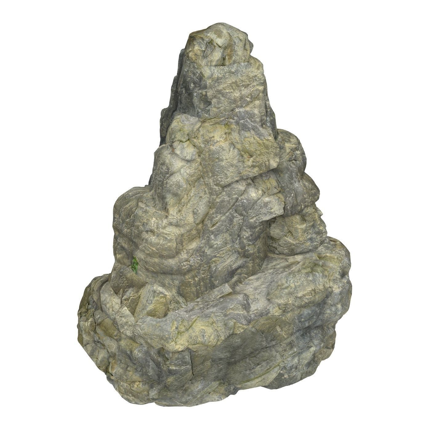 Stone Rock 12 3D model_3