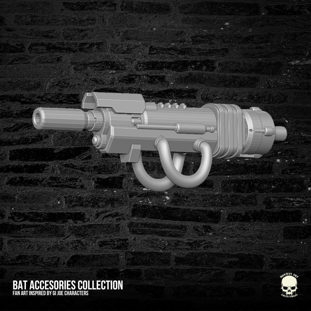 Bat Accesories Kit V2 3D printable File For Action Figures 3D print model_13