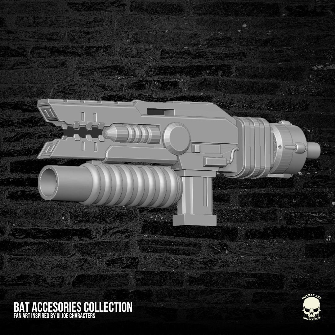 Bat Accesories Kit V2 3D printable File For Action Figures 3D print model_14