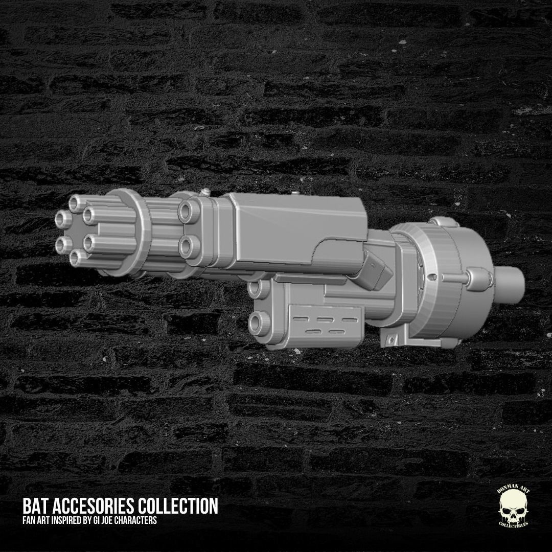 Bat Accesories Kit V2 3D printable File For Action Figures 3D print model_11