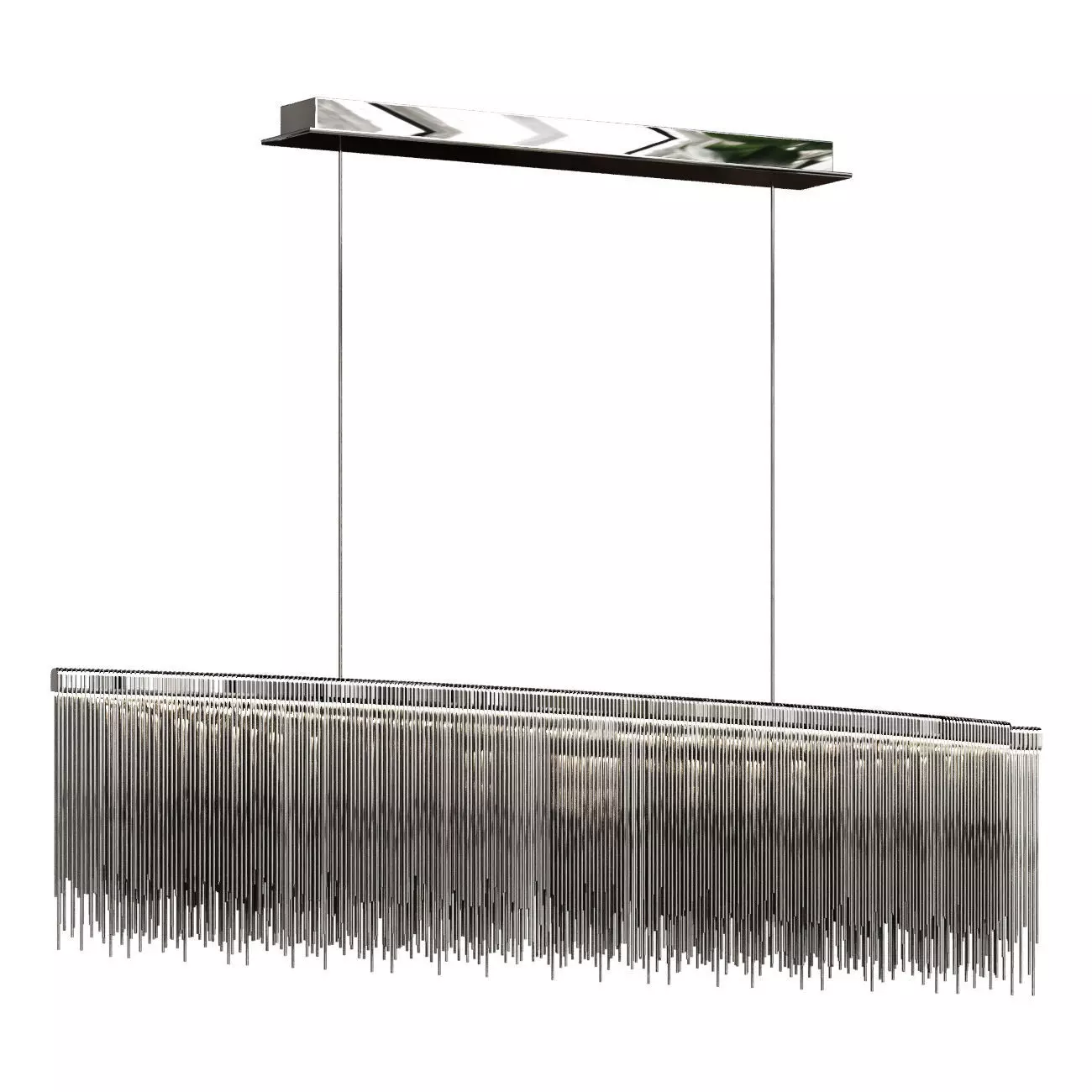 lamp on a chain with tassels MD8218 3D model
