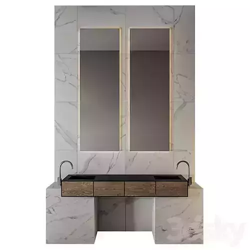 Luxury Bathroom 268 3D model
