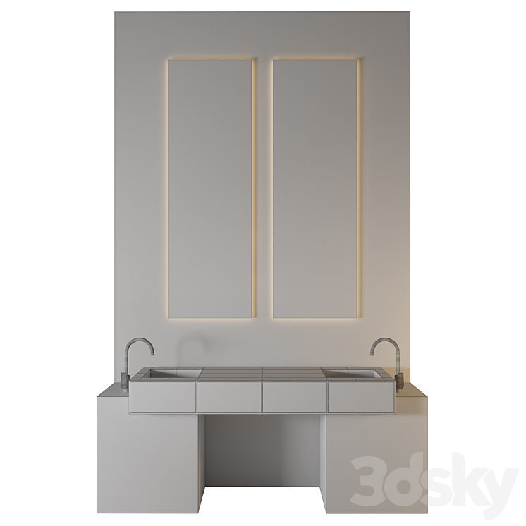 Luxury Bathroom 268 3D model_1
