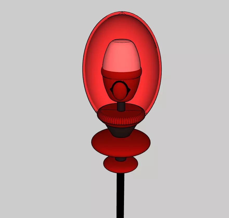 Hazbin Hotel - Alastor Staff Style 2 Free 3D print model_0