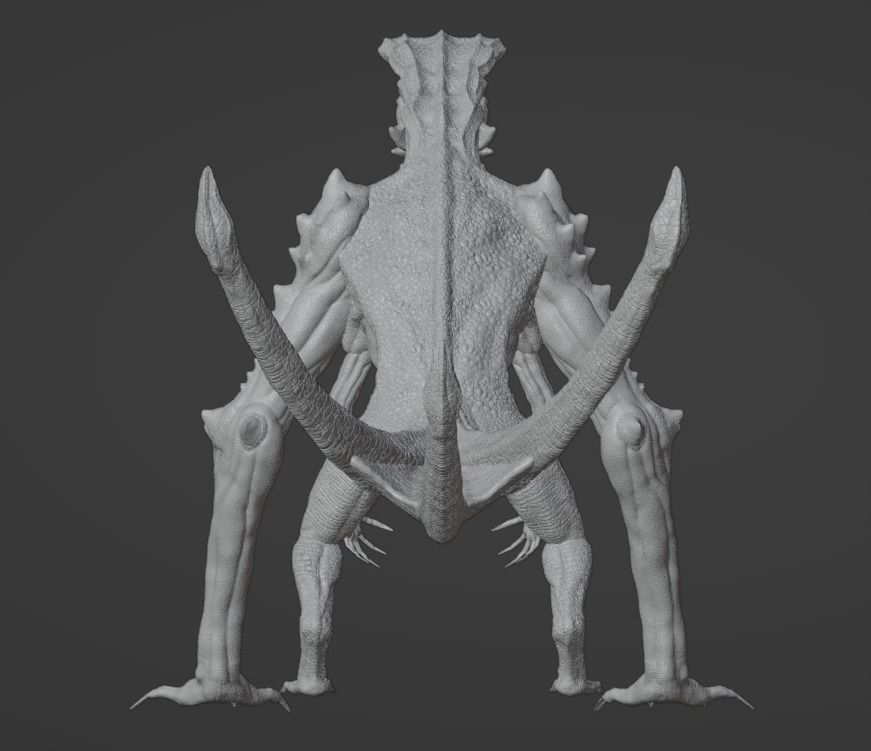 3D Print Jungle Crawler Creature Figure 3D print model_6