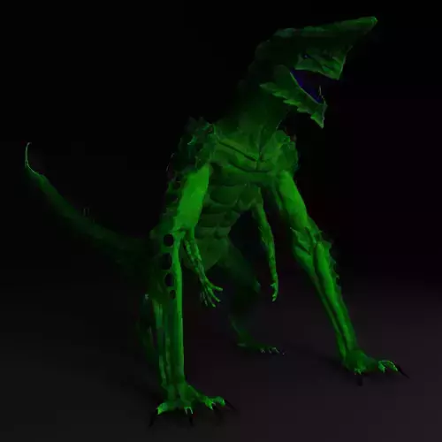 3D Print Jungle Crawler Creature Figure