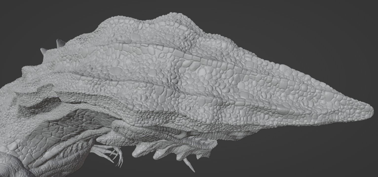 3D Print Jungle Crawler Creature Figure 3D print model_9