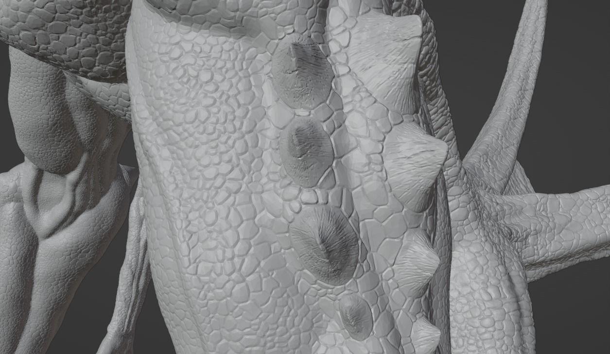 3D Print Jungle Crawler Creature Figure 3D print model_14