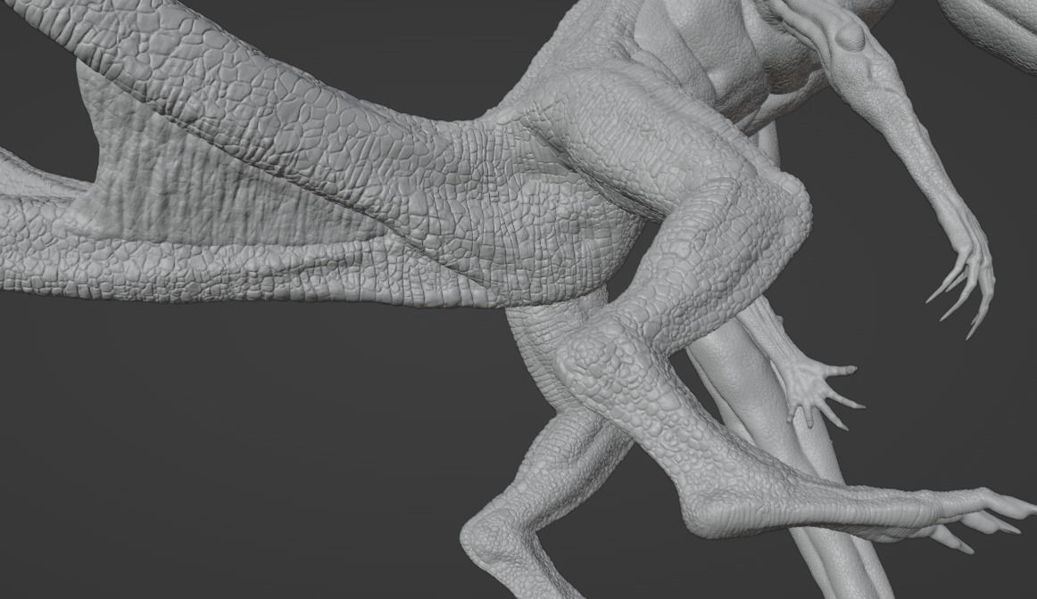 3D Print Jungle Crawler Creature Figure 3D print model_15