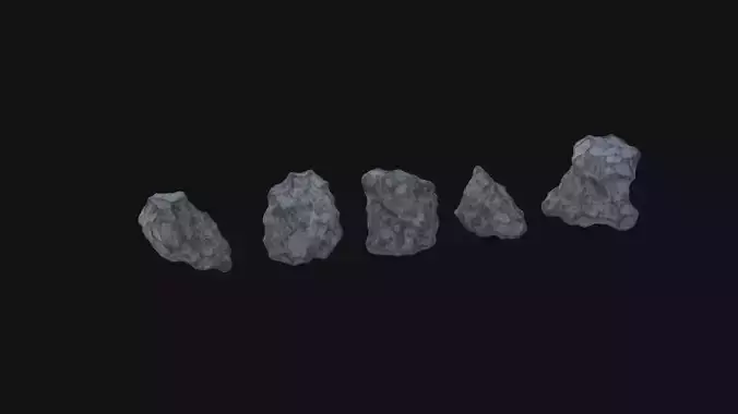 Asteroids 3D model