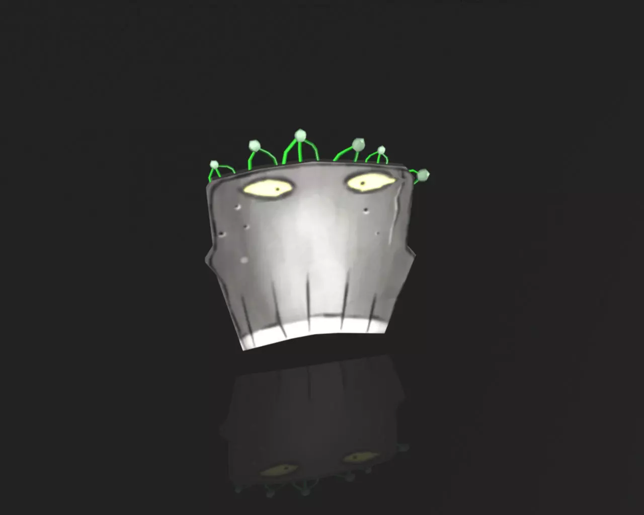 Creative Stone Low-poly 3D model_0