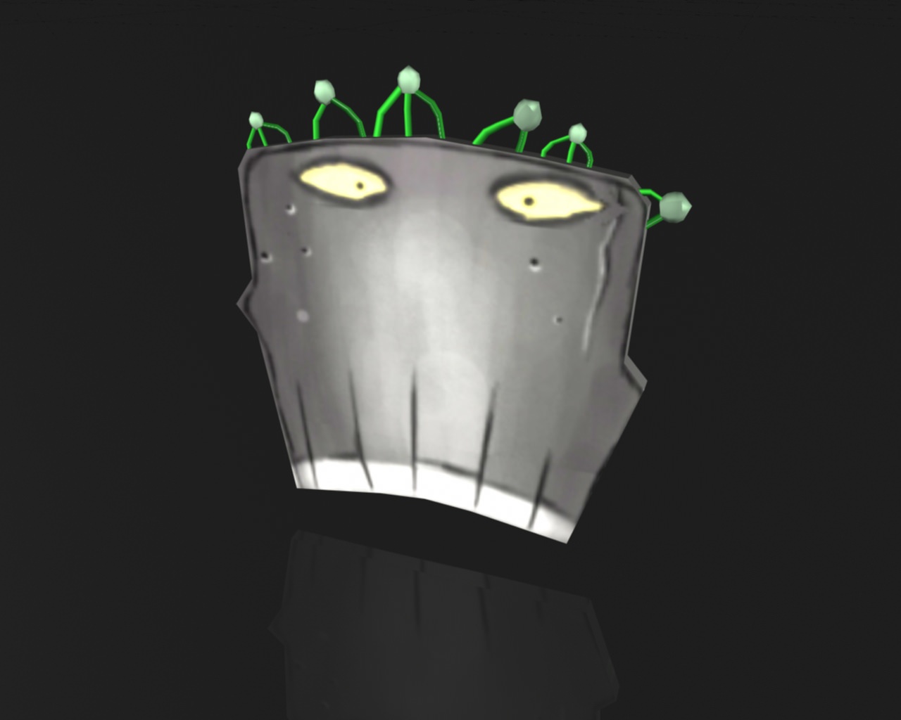 Creative Stone Low-poly 3D model_1