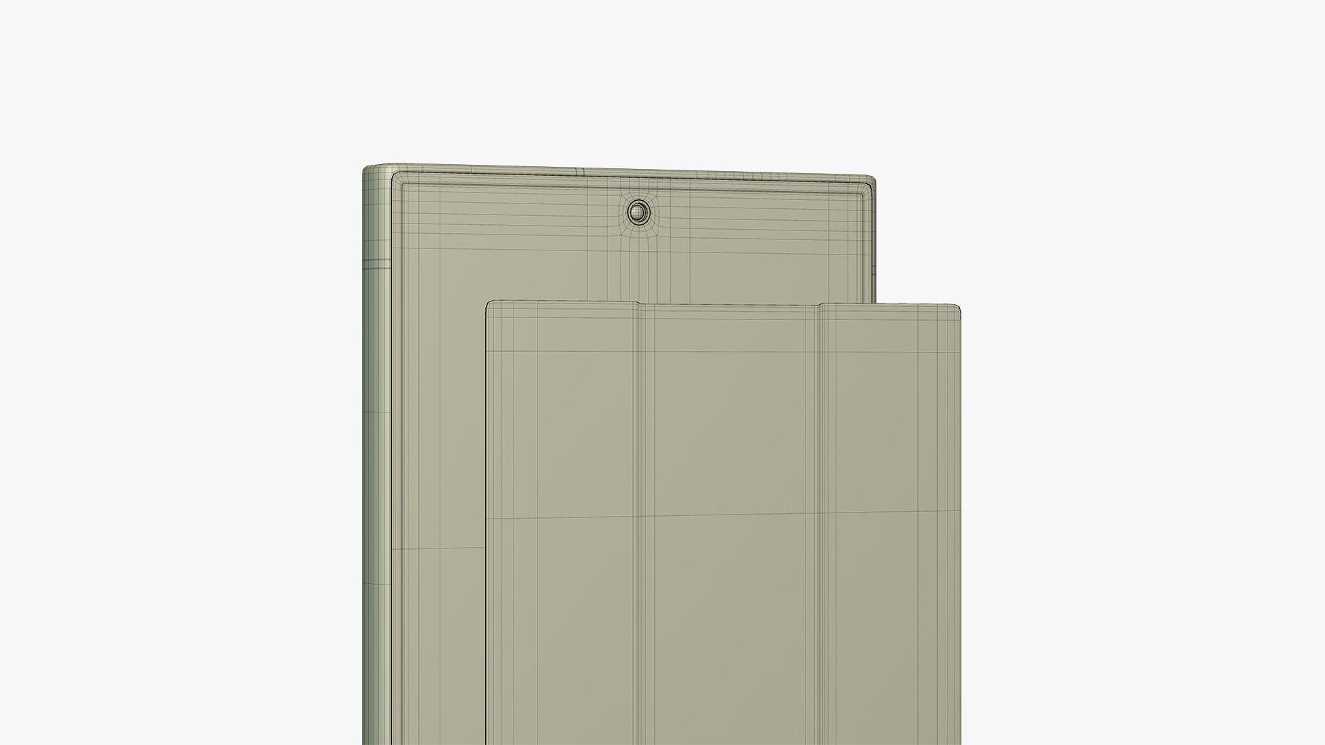 Samsung Galaxy S24 Ultra Titanium Yellow Low-poly 3D model_17