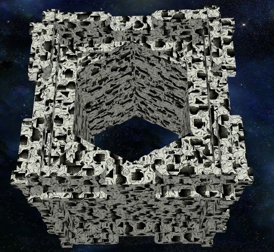 40 Seamless Sci-fi Patterns - CORRODED Texture_31