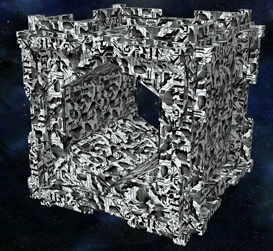 40 Seamless Sci-fi Patterns - CORRODED Texture_16