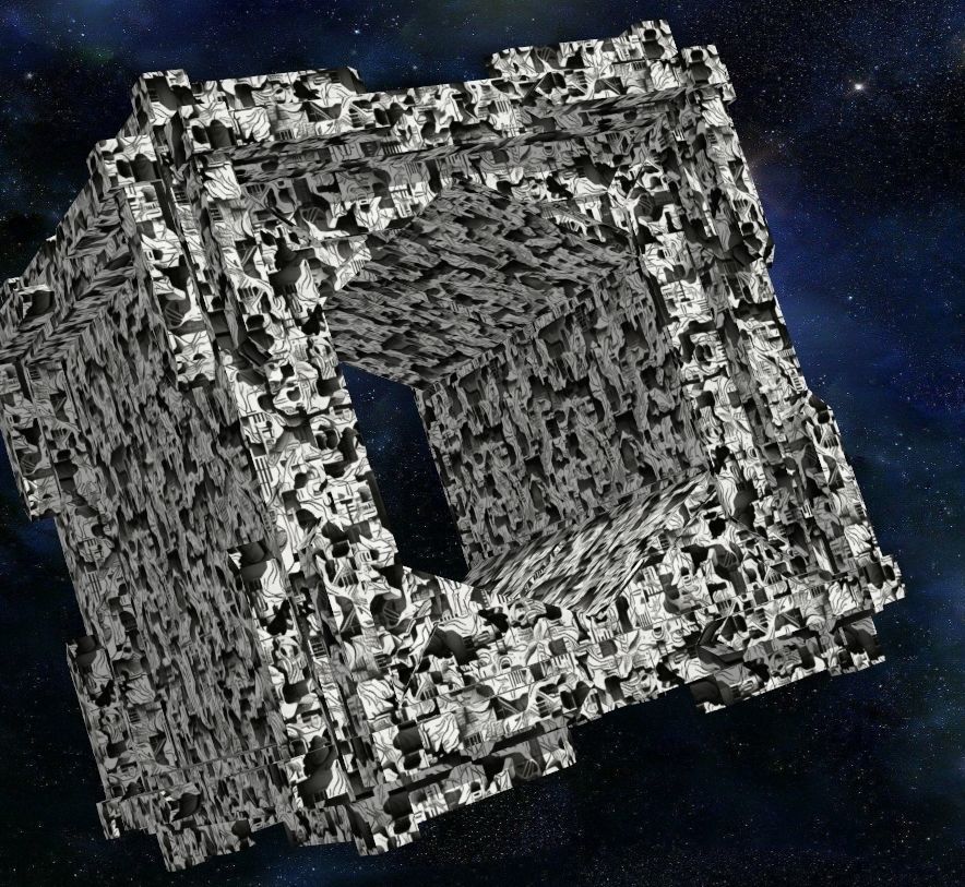 40 Seamless Sci-fi Patterns - CORRODED Texture_33