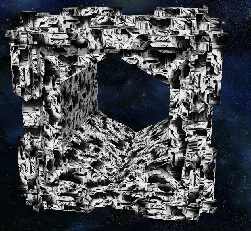 40 Seamless Sci-fi Patterns - CORRODED Texture_12