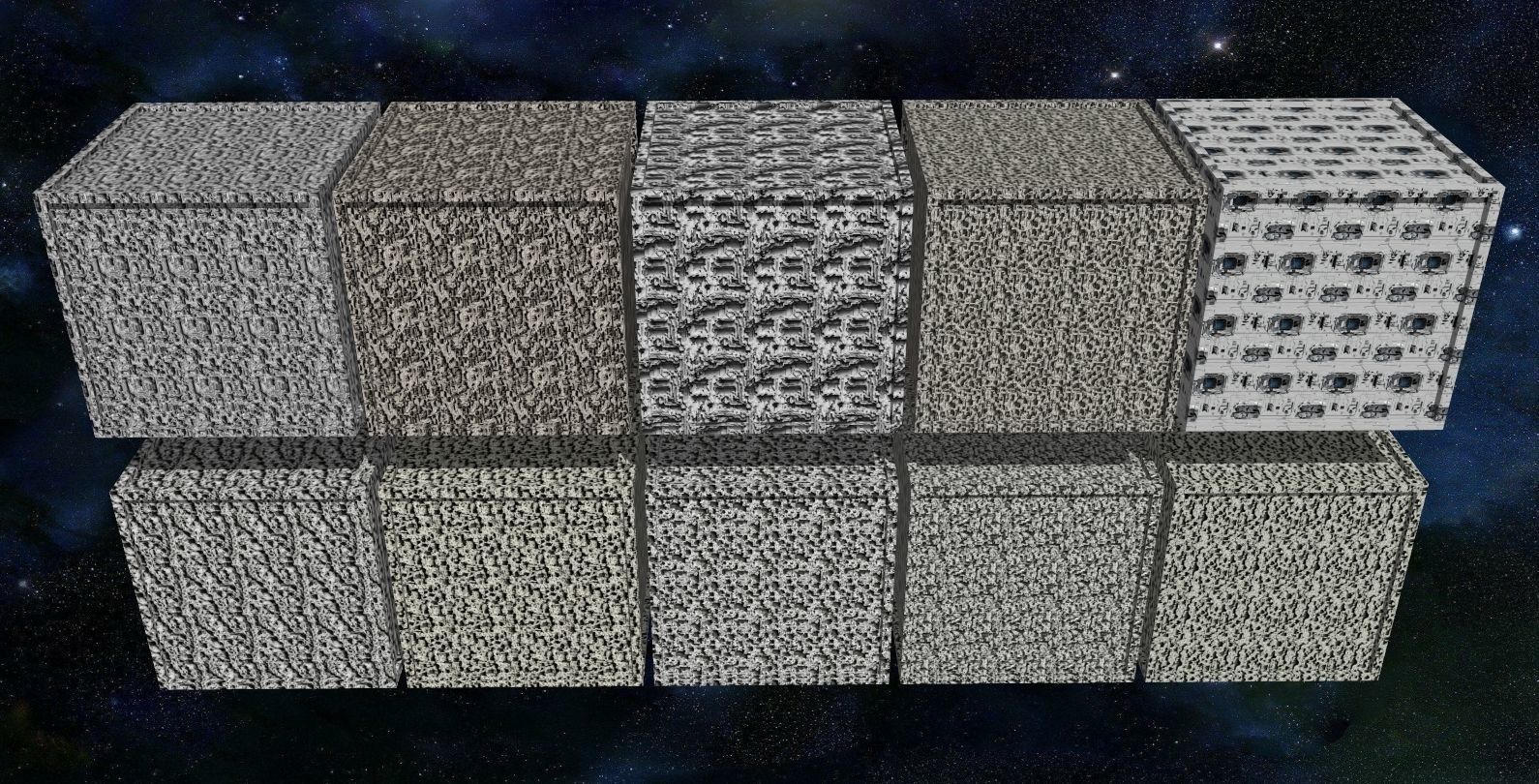 40 Seamless Sci-fi Patterns - CORRODED Texture_6