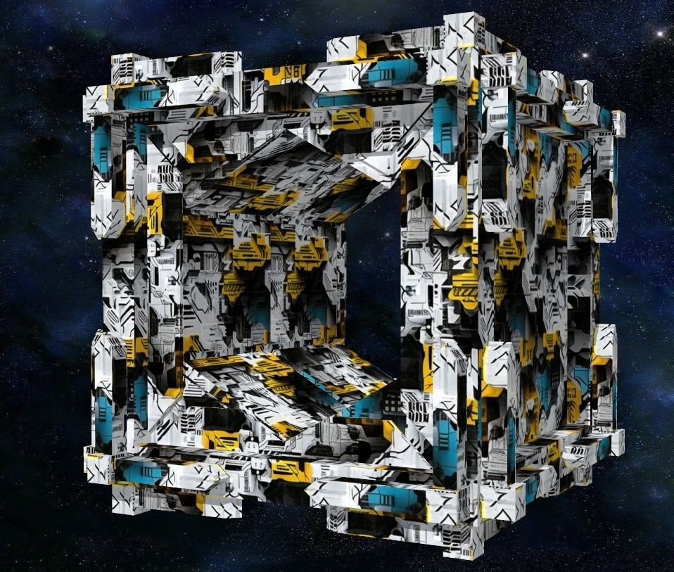 40 Seamless Sci-fi Patterns - BULKY Texture_19