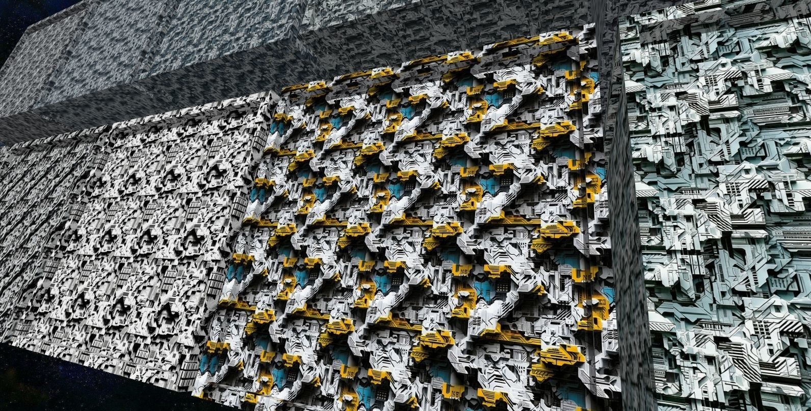 40 Seamless Sci-fi Patterns - BULKY Texture_11