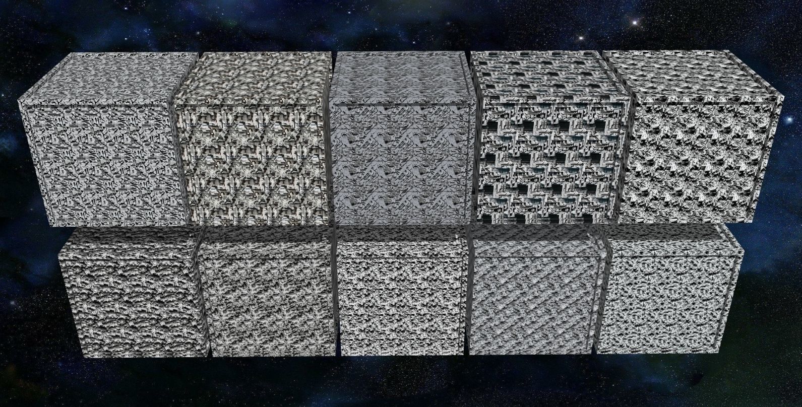 40 Seamless Sci-fi Patterns - BULKY Texture_4