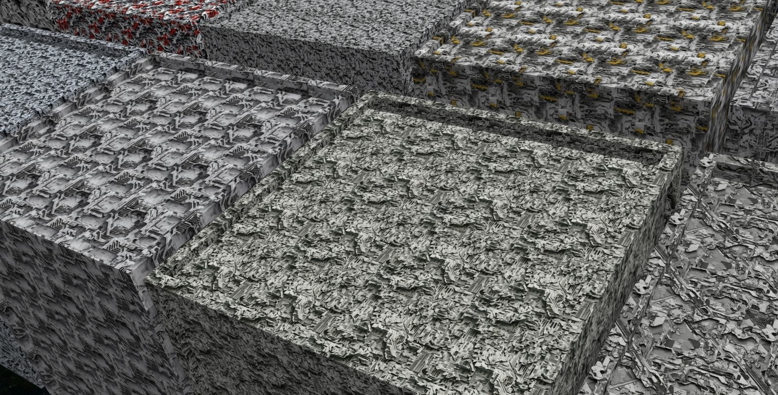 40 Seamless Sci-fi Patterns - BULKY Texture_9