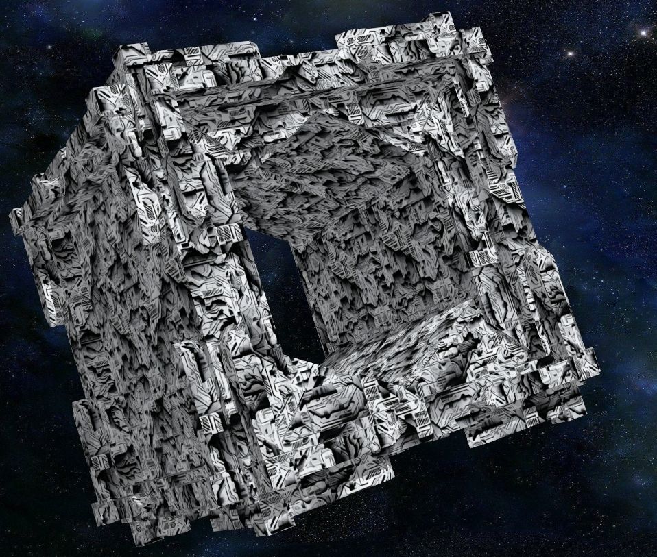 40 Seamless Sci-fi Patterns - BULKY Texture_29