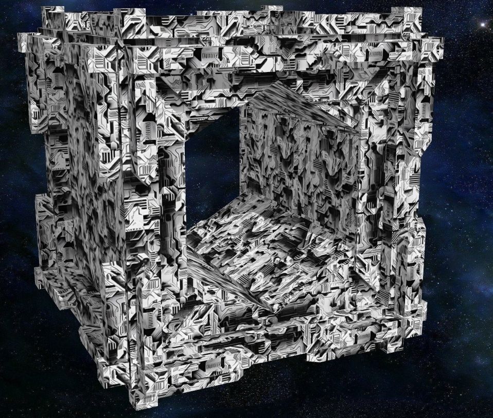 40 Seamless Sci-fi Patterns - BULKY Texture_32