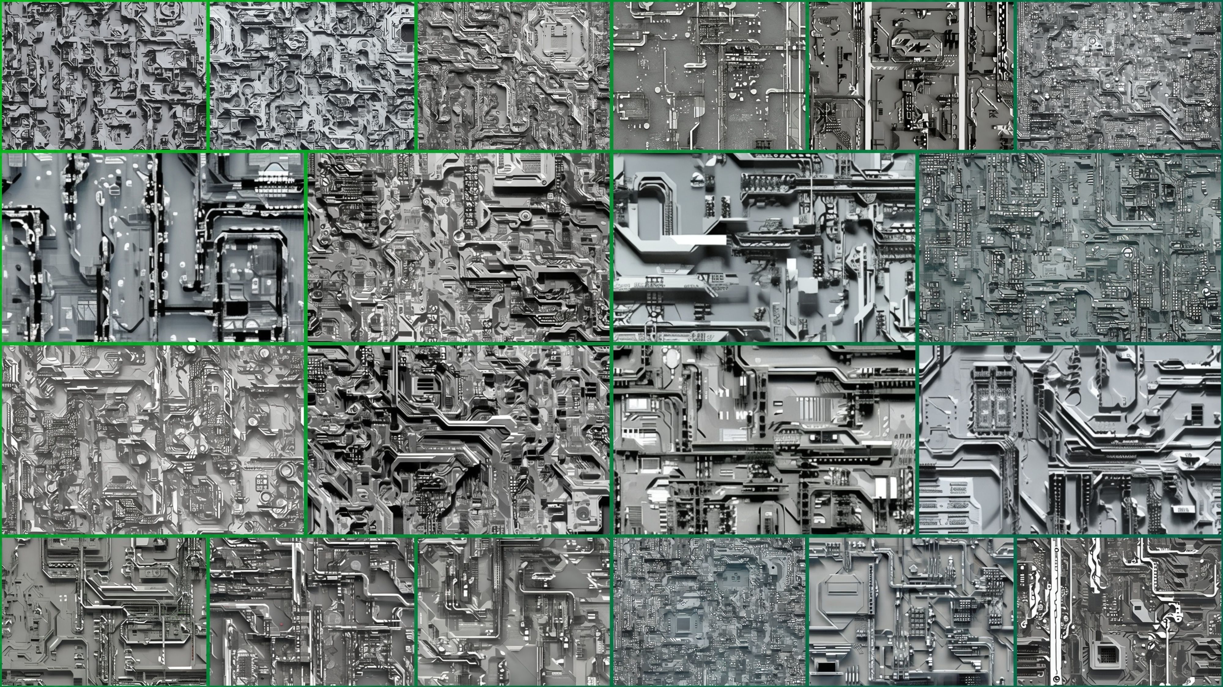 40 Seamless Sci-fi Patterns - ANCIENT TECHNOLOGY Texture_1