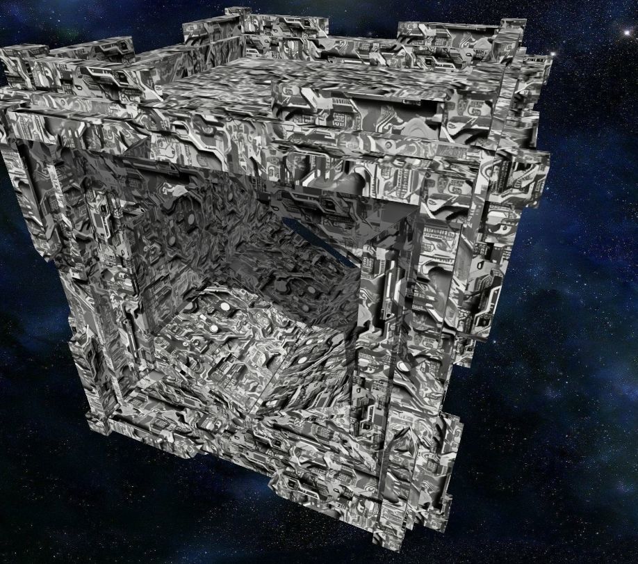 40 Seamless Sci-fi Patterns - ANCIENT TECHNOLOGY Texture_29