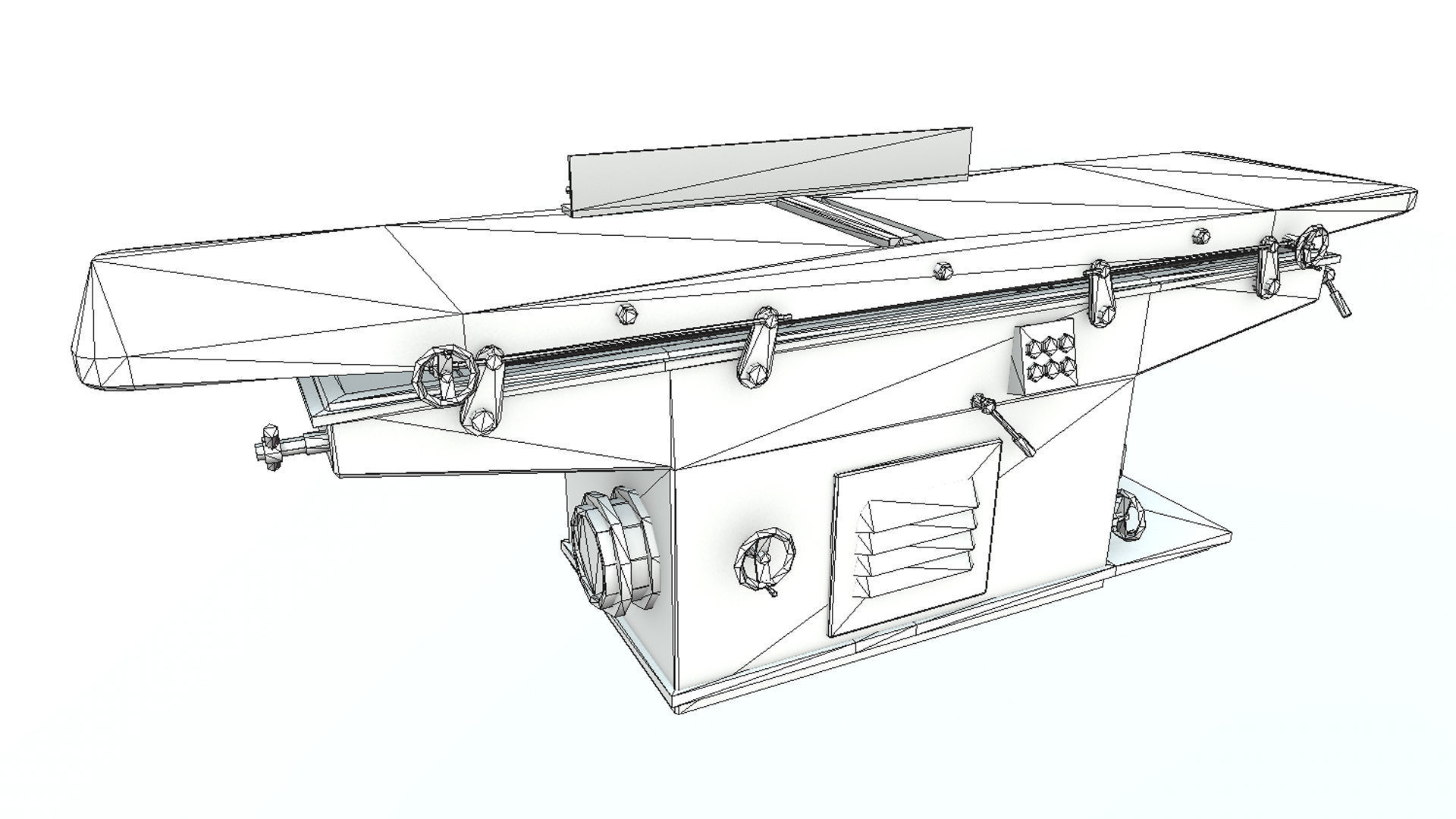 Jointer Low-poly 3D model_9