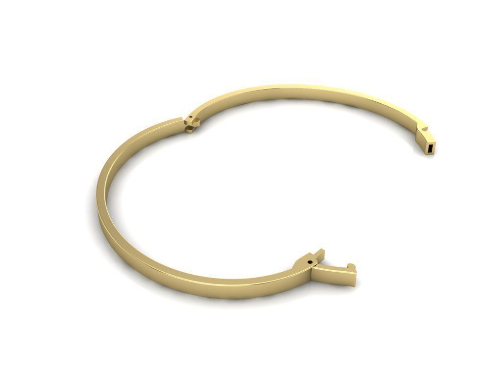 delicate bracelet 3D print model_4