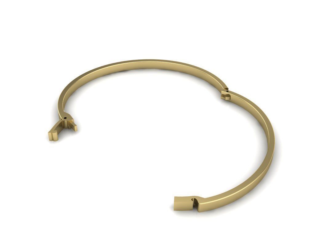 delicate bracelet 3D print model_3