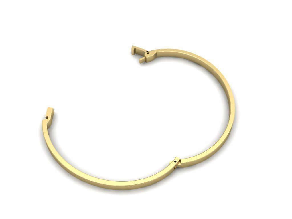 delicate bracelet 3D print model_2