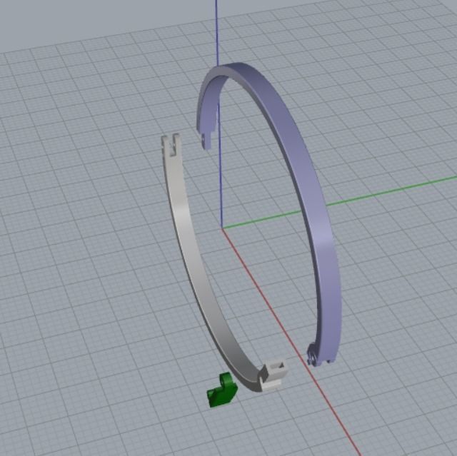 delicate bracelet 3D print model_10
