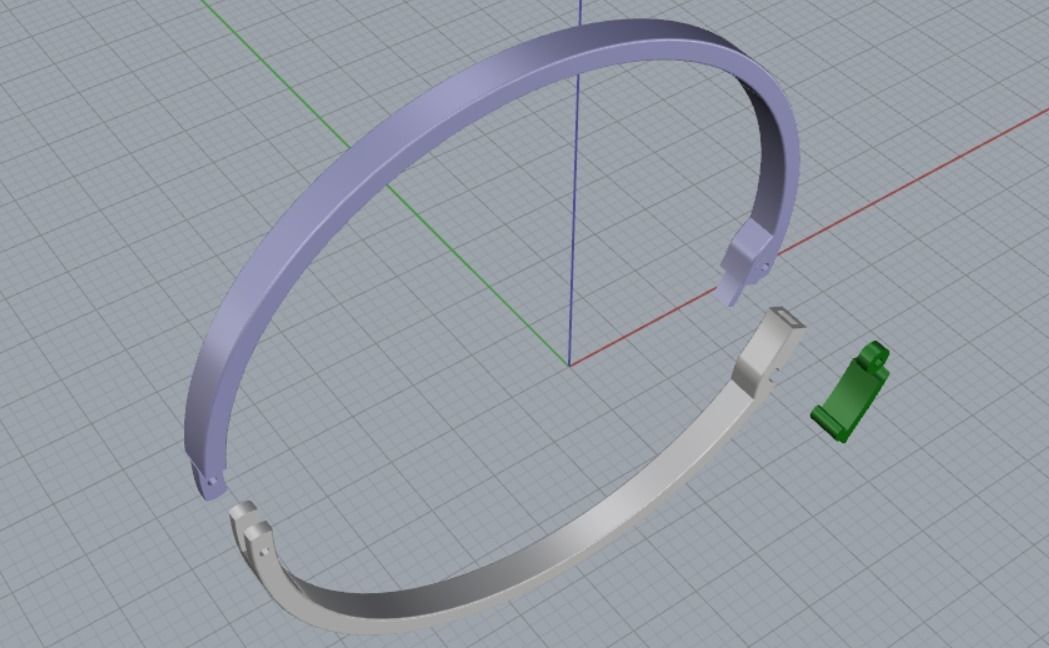 delicate bracelet 3D print model_9