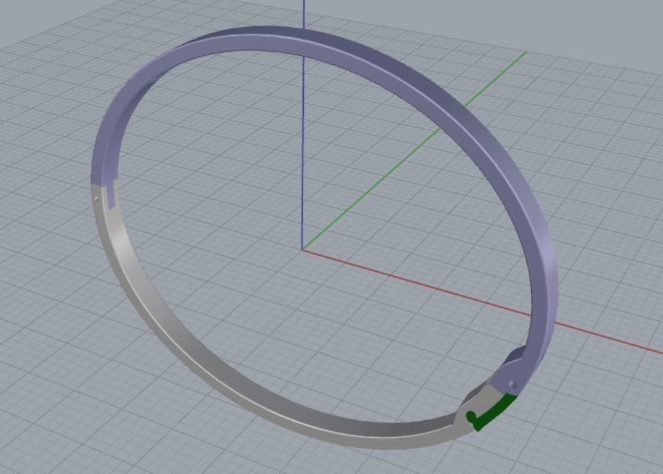 delicate bracelet 3D print model_8