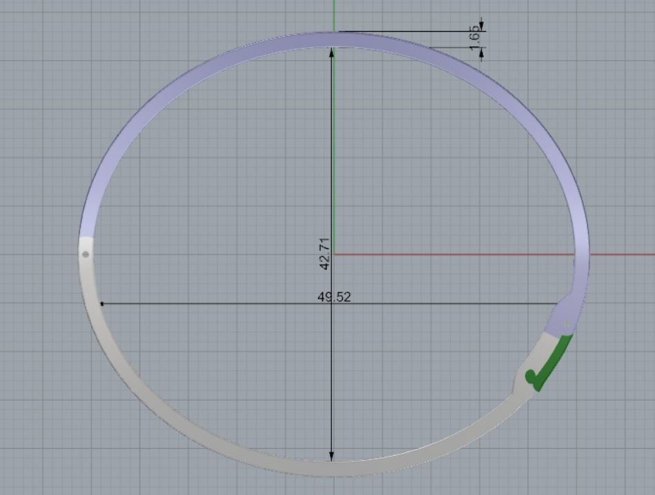 delicate bracelet 3D print model_7