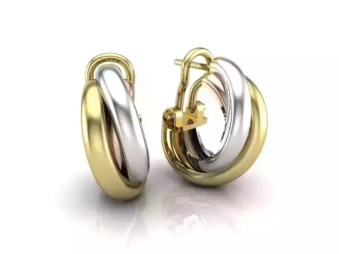 Earrings in different colors