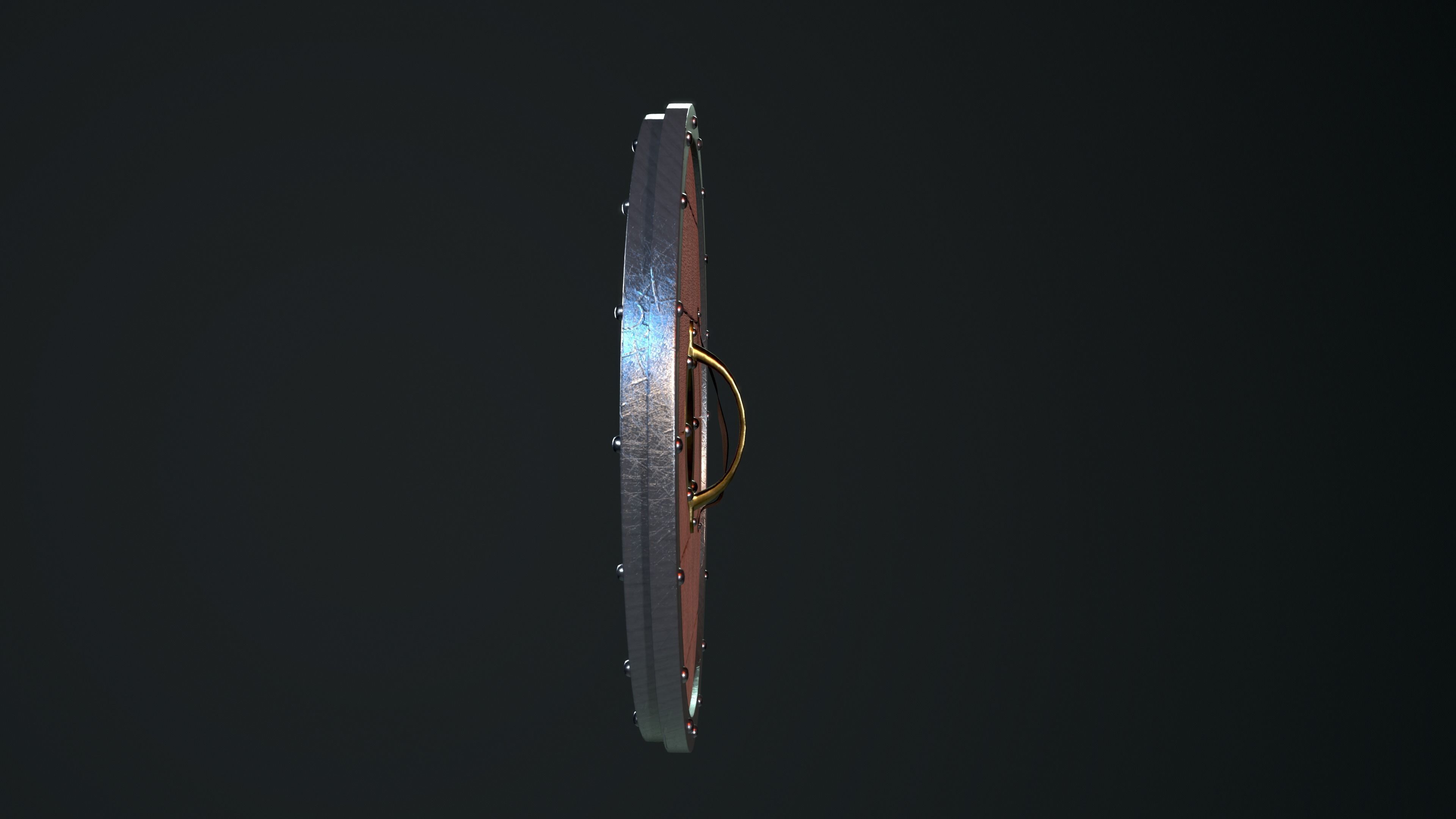 Viking Shield Free 3D model_11