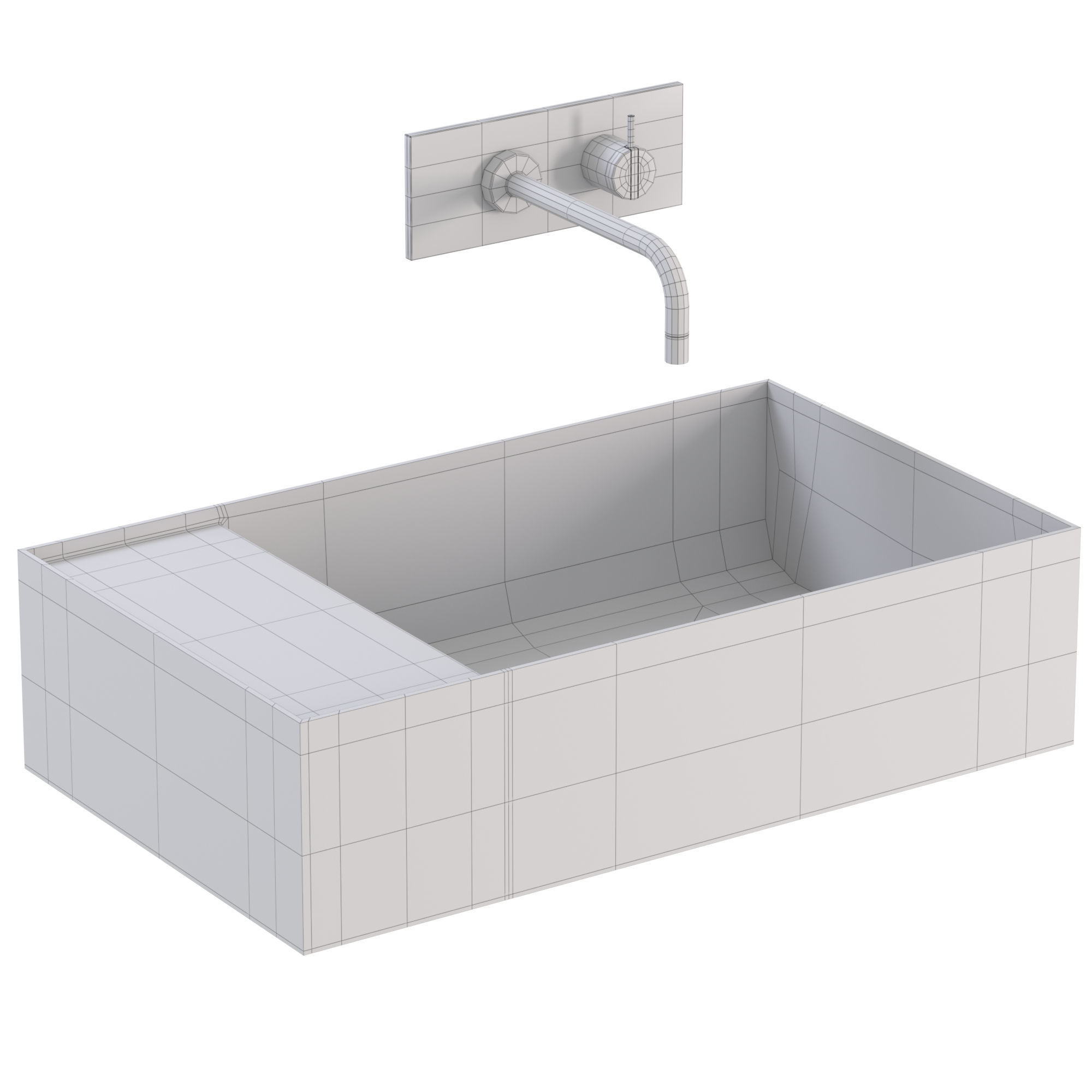 YUNO LR 41 By Copenhagen Bath Free low-poly 3D model_2