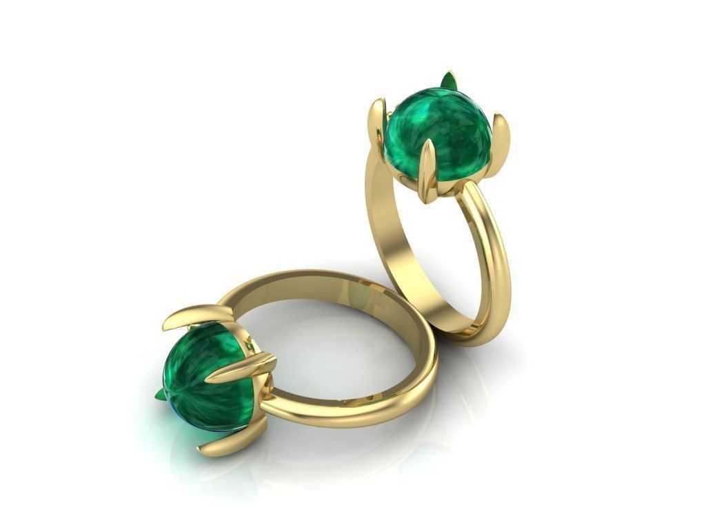 2 ring 3D print model_1