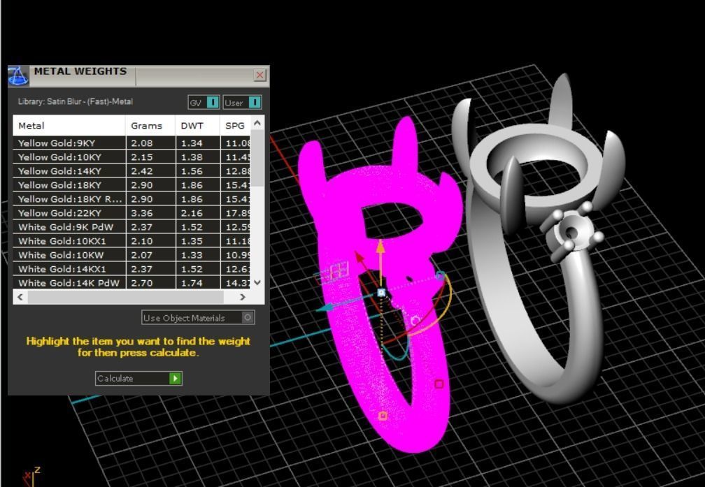 2 ring 3D print model_12