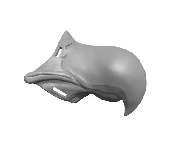 Wearable beak vulture eagle 3D print model