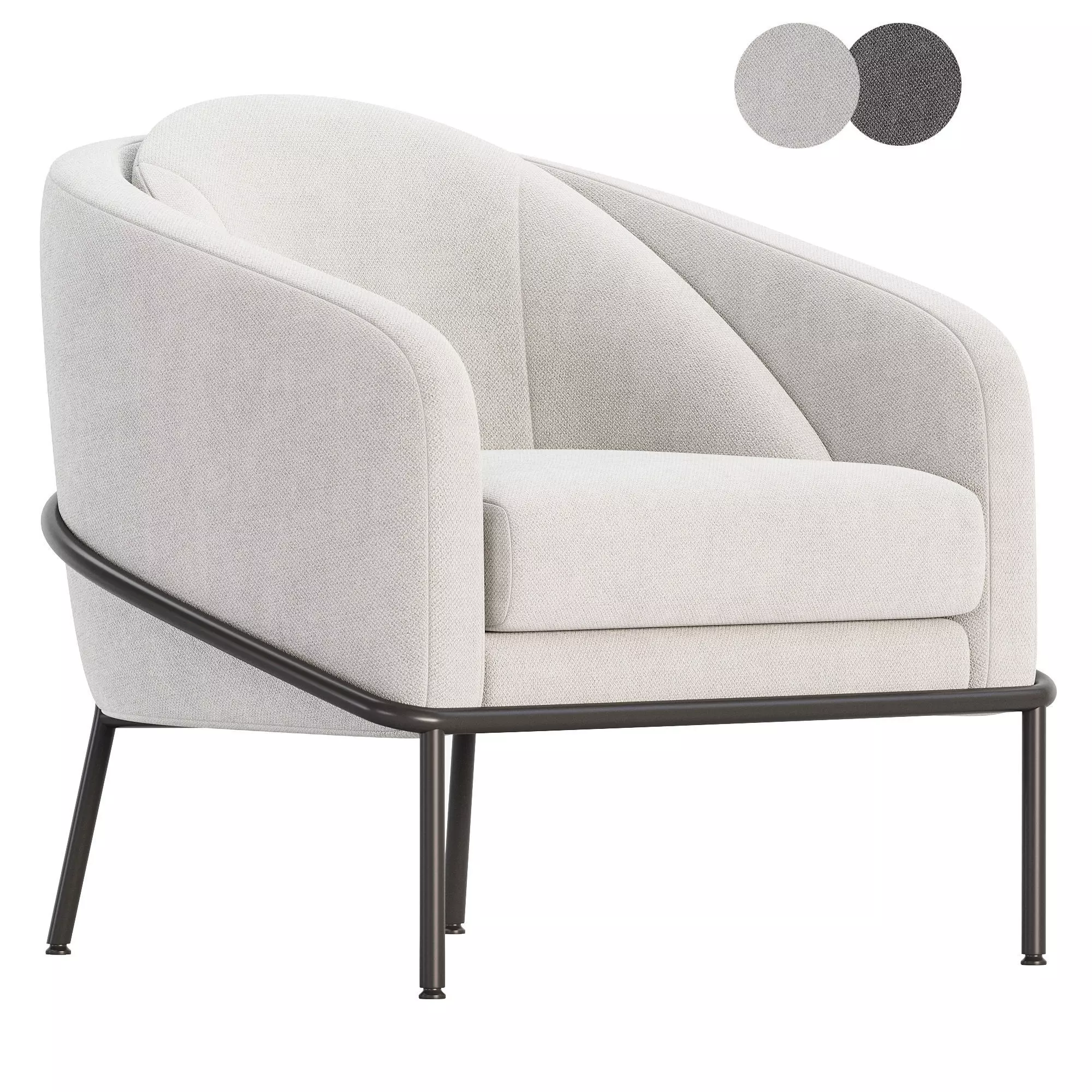 Angelo Lounge Chair 3D model
