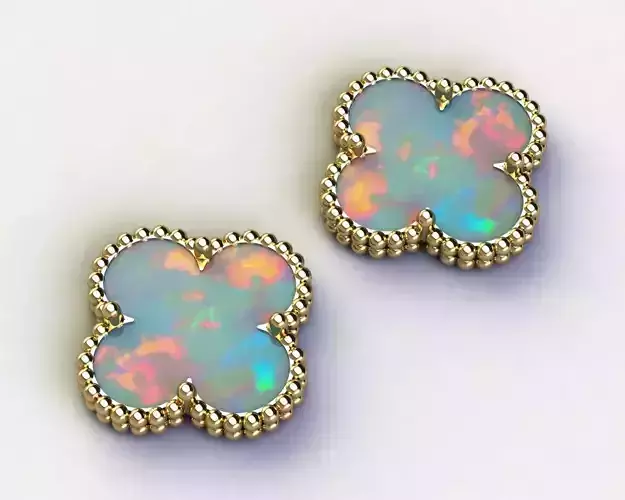 Vancleef Alhambra Earings 14mm