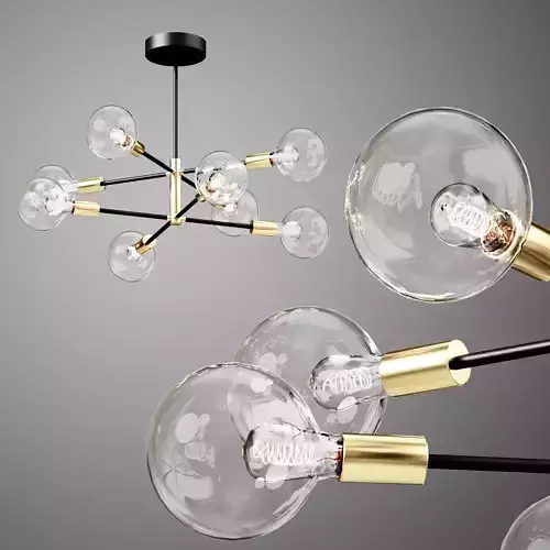 Luxury Decorative Chandelier JF2113-P8 3D model