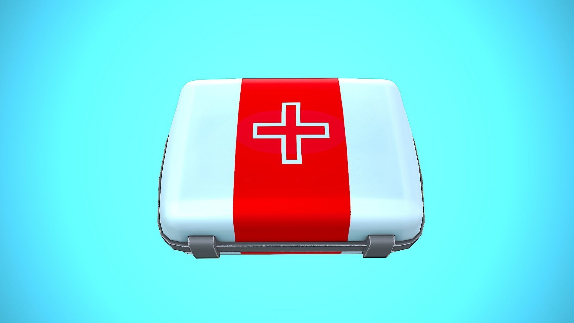 MEDKIT MEDICAL KIT CARTOON STYLIZED Low-poly 3D model_12